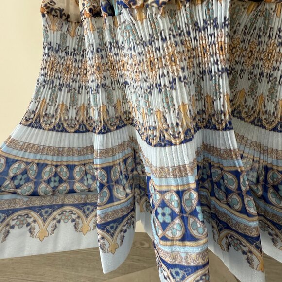 Zimmermann Printed Plissé-Organza Mini Dress - Picture 7 of 10